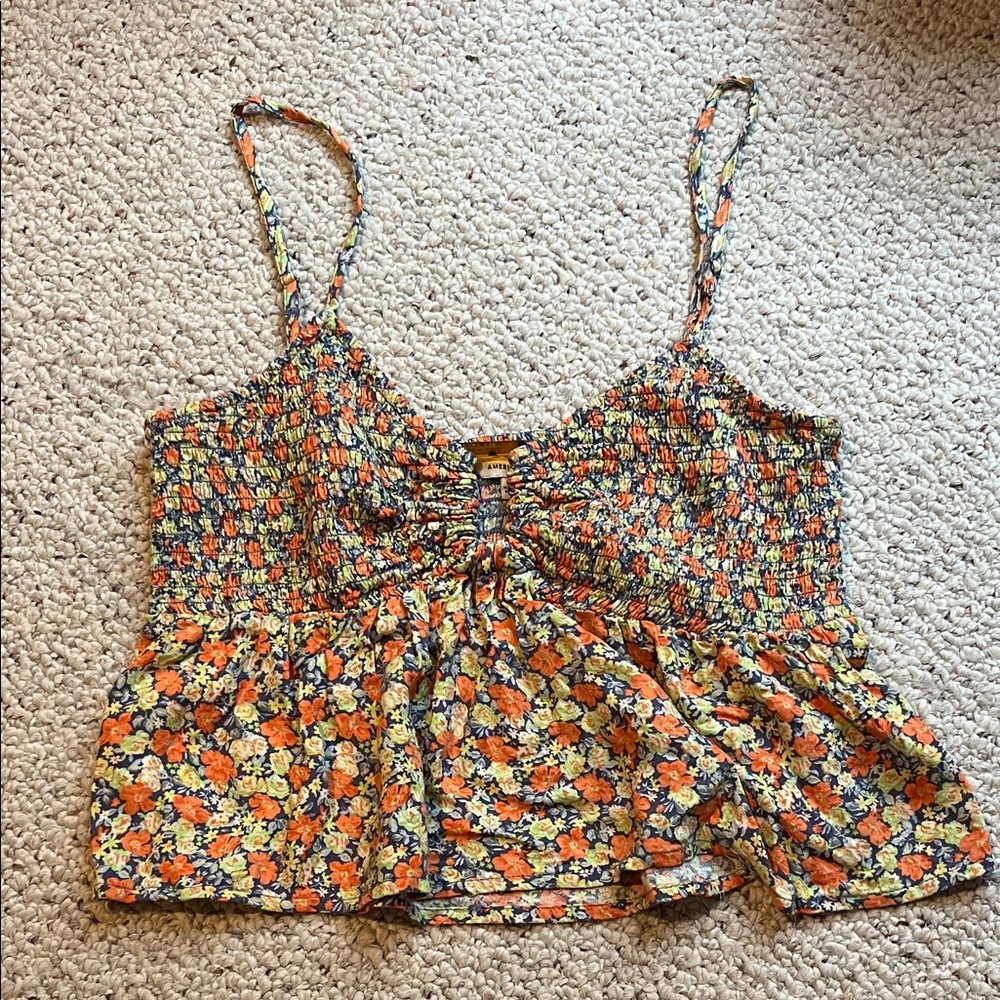American Eagle Outfitters Multicolor Floral Camisole